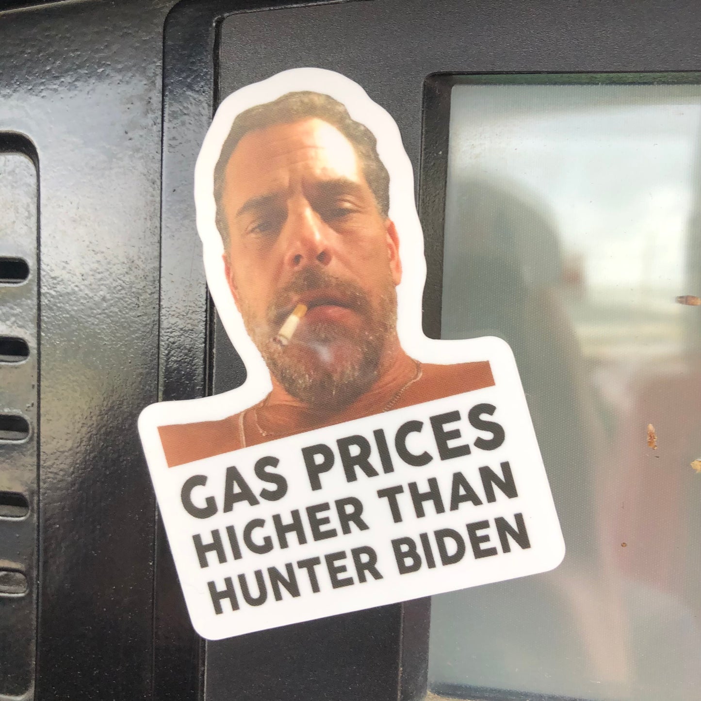 Hunter Biden Gas Pump Stickers